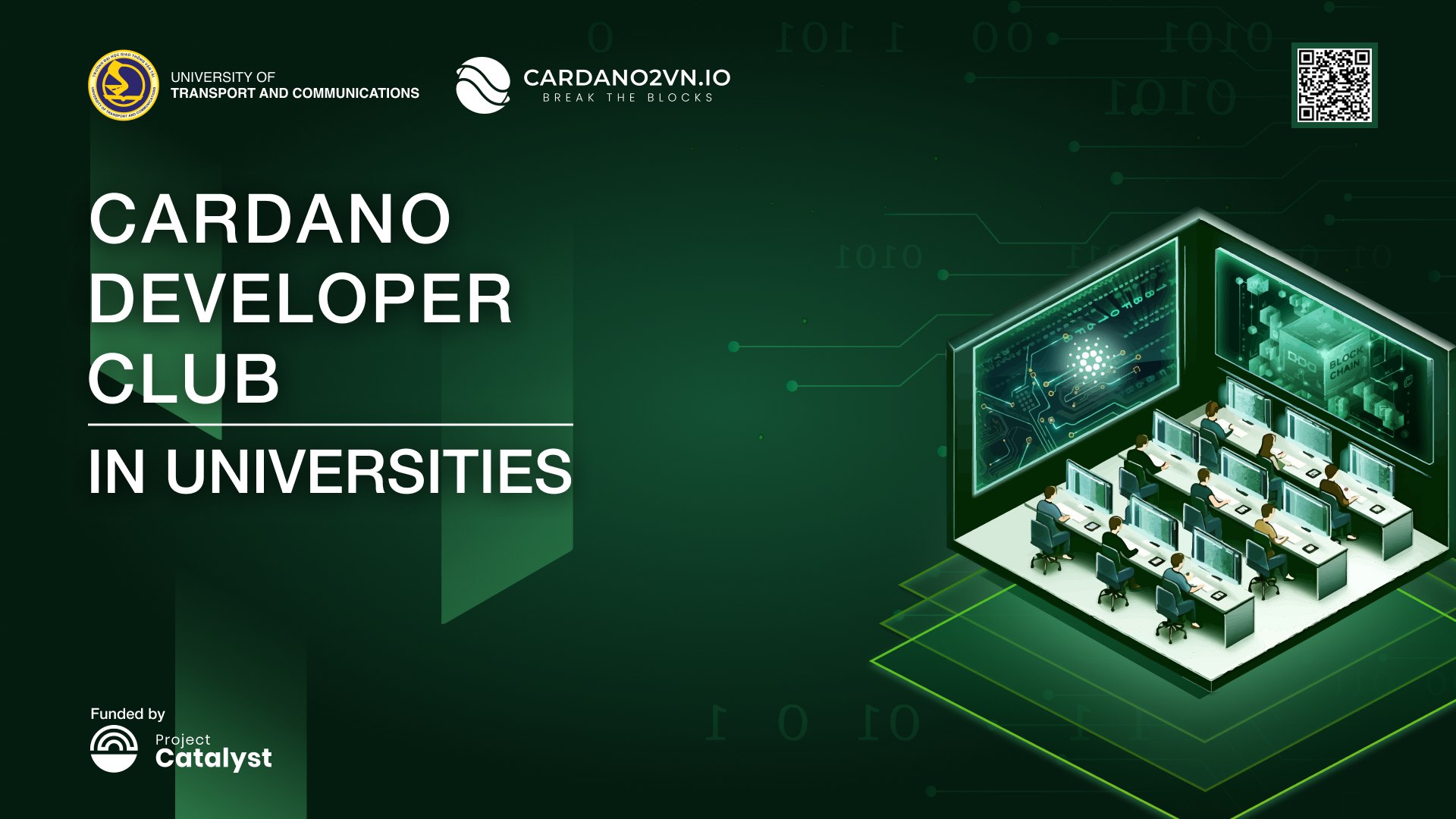 Cardano developer club in Universities